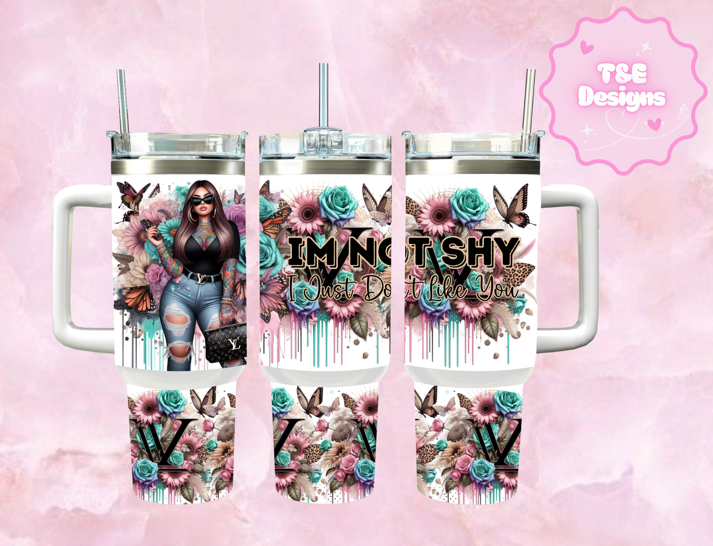 40oz Sublimation Tumbler - Im Not Shy