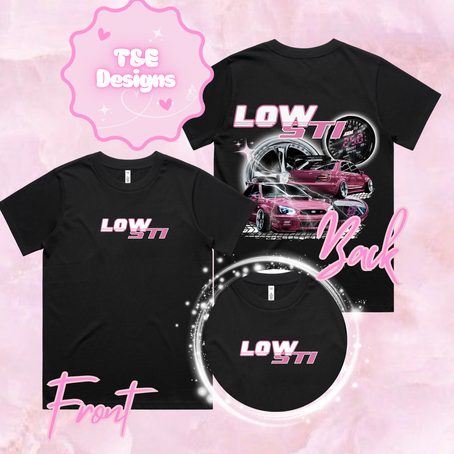 Classic Tee - Low Sti (White Writing)