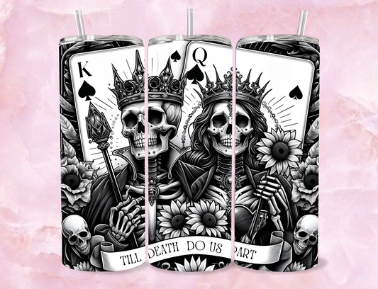 20oz Sublimation Tumbler - King And Queen