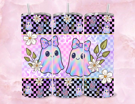 20oz Sublimation Tumbler - Ghost