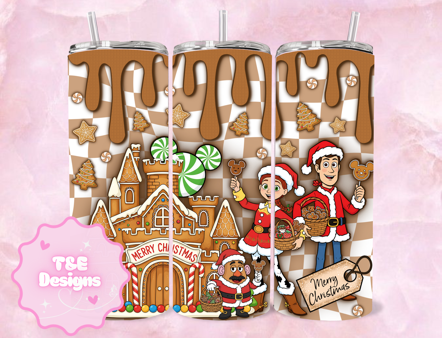 20oz Sublimation Tumbler - Christmas Tumbler