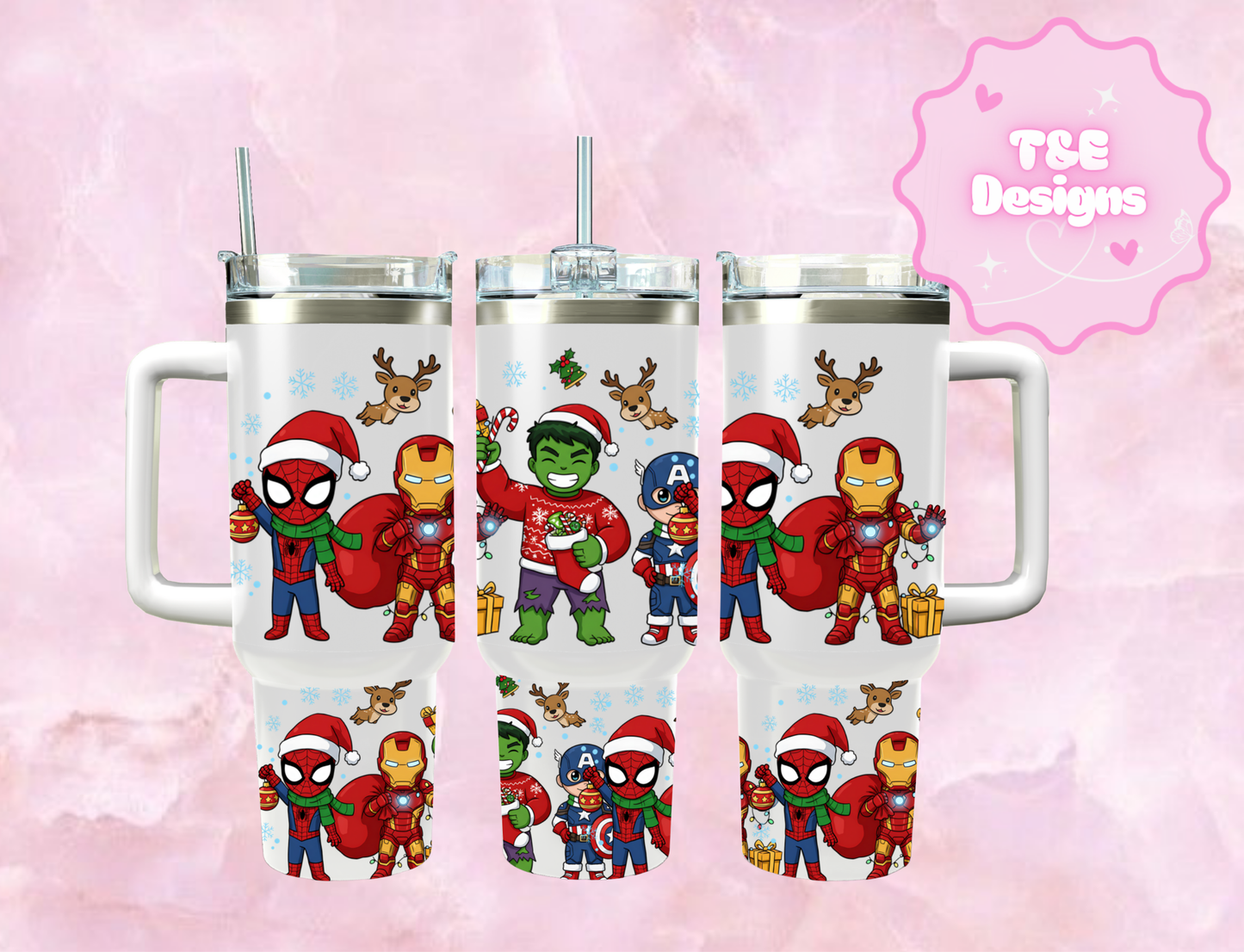 40oz Sublimation Tumbler- Christmas