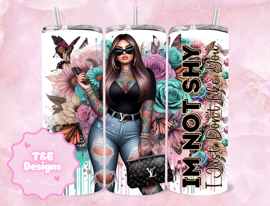 20oz Sublimation Tumbler - Im Not Shy