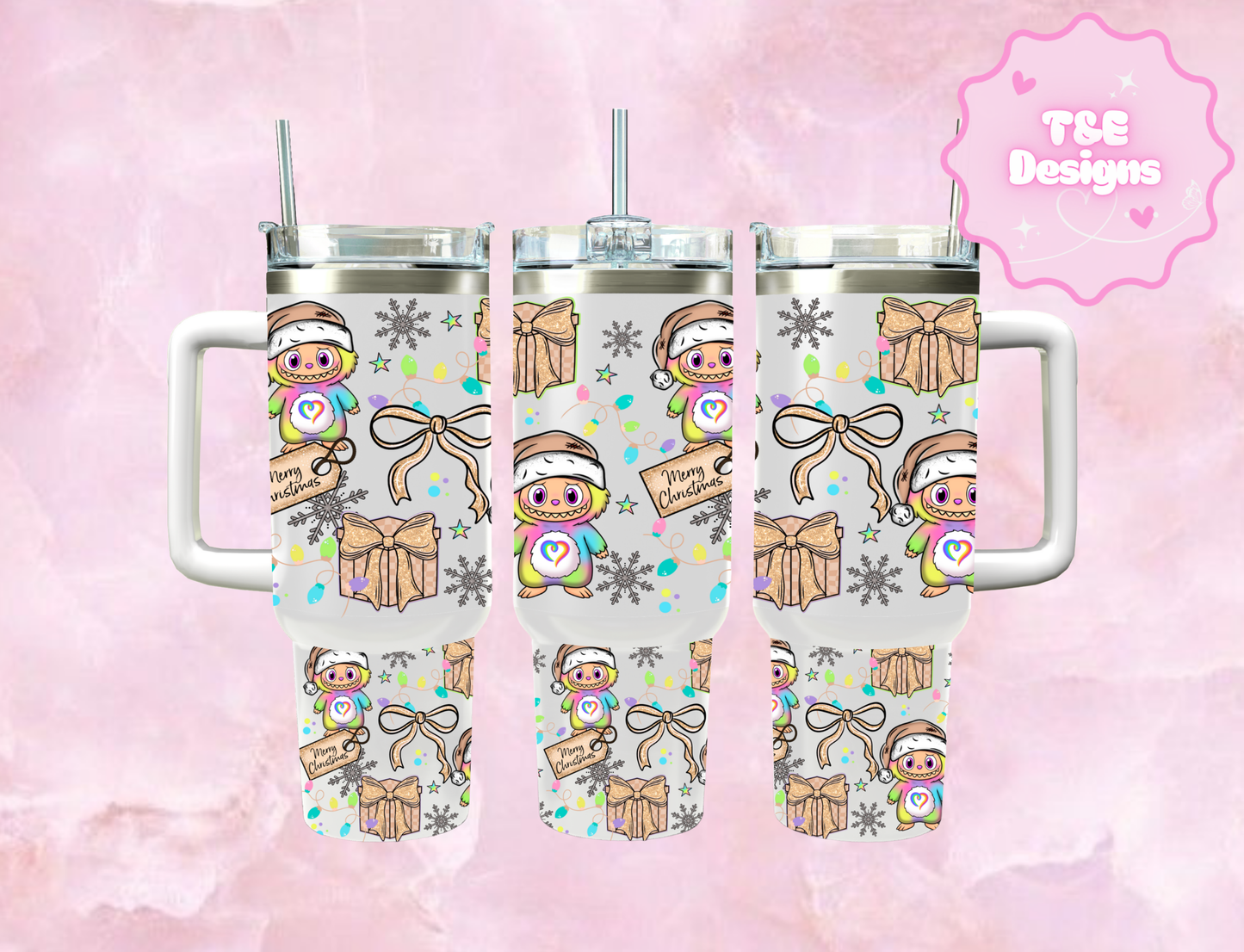 40oz Sublimation Tumbler- Christmas
