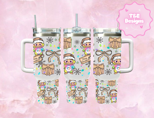 40oz Sublimation Tumbler- Christmas