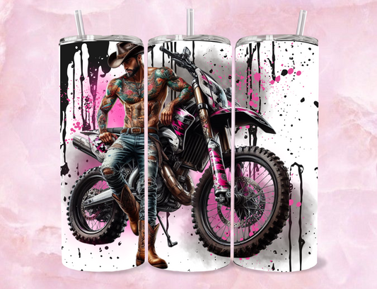 20oz Sublimation Tumbler - #Cowboy