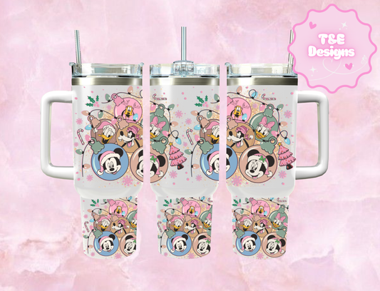 40oz Sublimation Tumbler- Christmas
