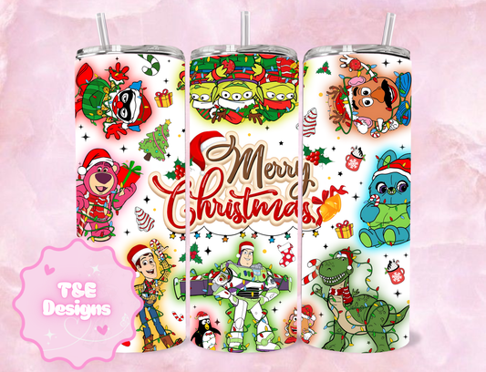 20oz Sublimation Tumbler - Christmas Tumbler