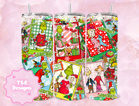 20oz Sublimation Tumbler - Christmas Tumbler