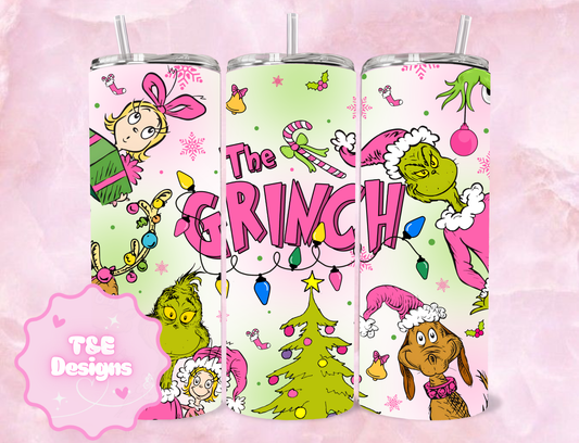 20oz Sublimation Tumbler - Christmas Tumbler