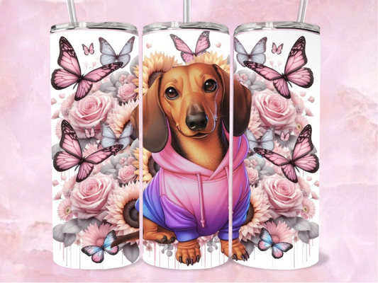20oz Sublimation Tumbler - #dashchund