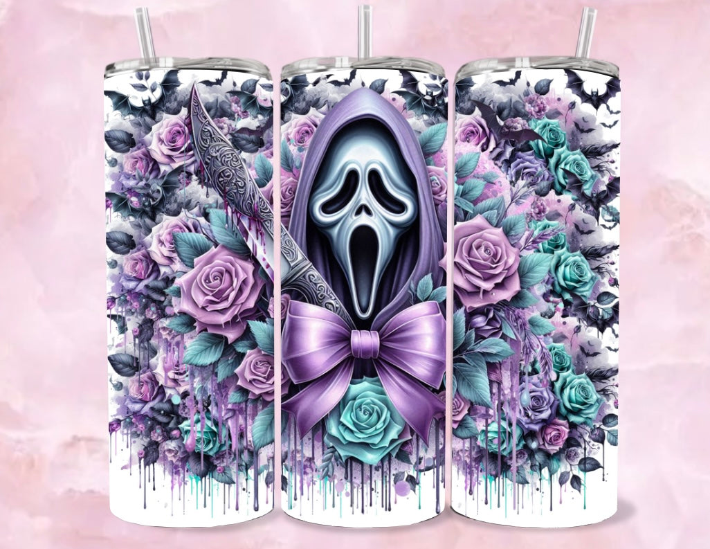 20oz Sublimation Tumbler - Ghost Purple