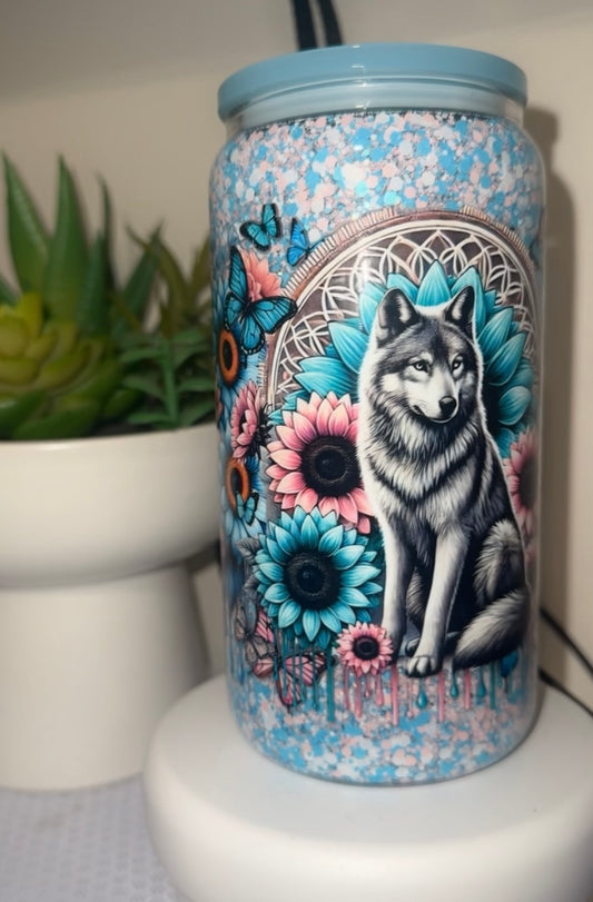 16oz Pre-made Snowglobe - #wolf