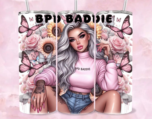 20oz Sublimation Tumbler - #bpd baddie
