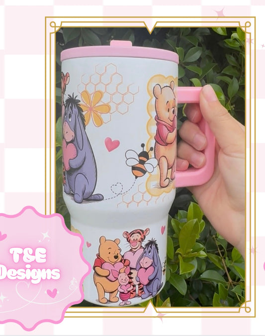 Pre - Made 20oz Shimmer Sublimation Tumbler