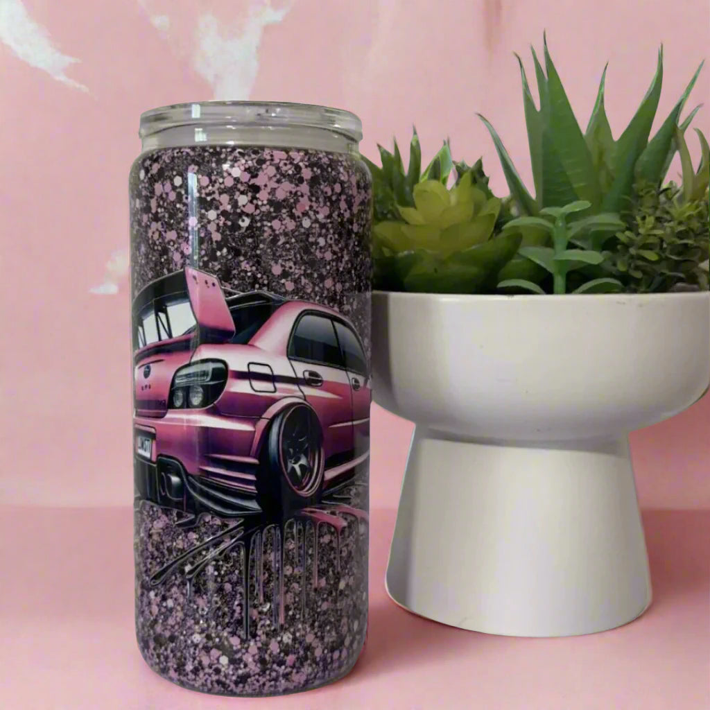 16oz Snowglobe tumbler - LOW STI WRX