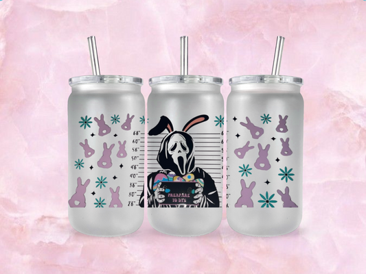 16oz Snowglobe -Ghost Face Easter